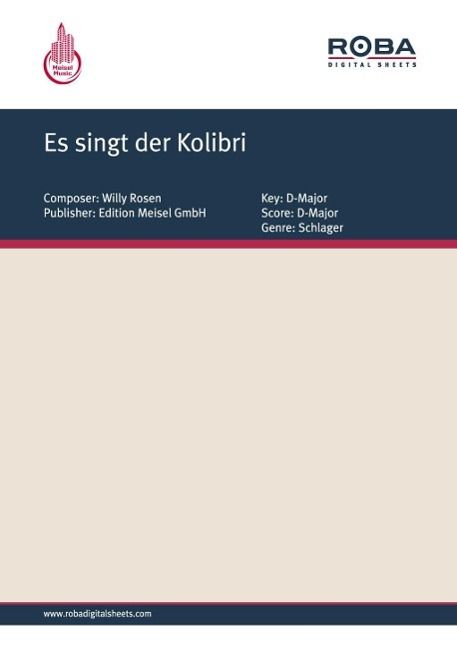 Produktbild: Es singt der Kolibri