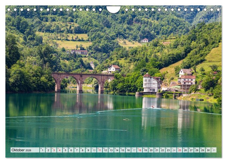 Produktbild: Wasserzauber Bosnien-Herzegowina (Wandkalender 2026 DIN A4 quer), CALVENDO Monatskalender