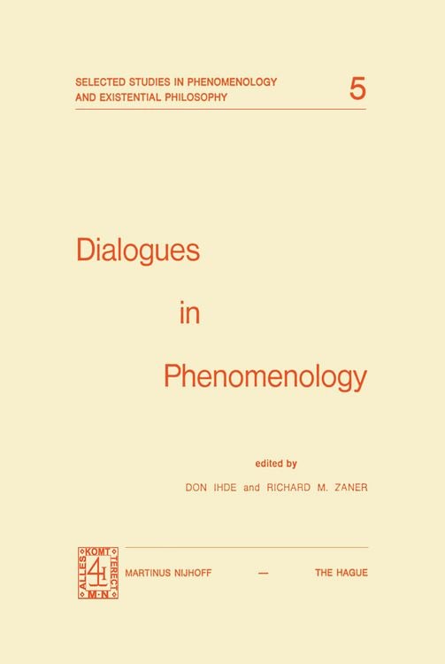 Produktbild: Dialogues in Phenomenology