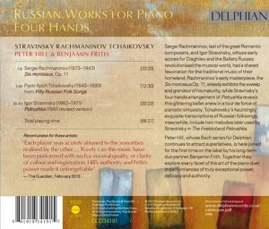 Produktbild: Peter Hill/Frith, B: Russian Works for Piano Four Hands