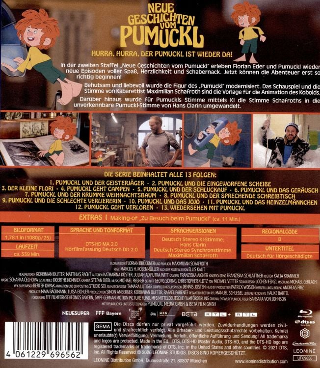 Produktbild: Neue Geschichten vom Pumuckl - Staffel 2 [2 BRs]