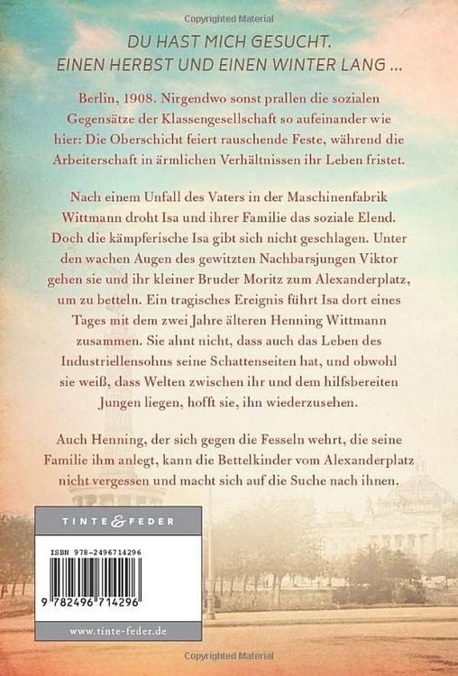Produktbild: Einen Herbst und einen Winter lang