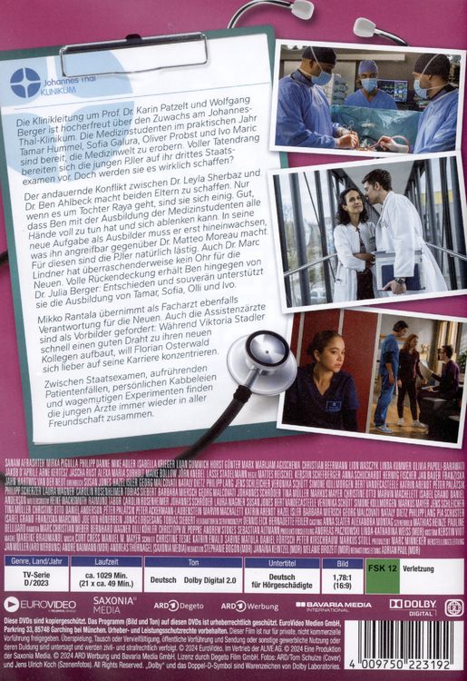 Produktbild: In aller Freundschaft - Die jungen &Auml;rzte, Staffel 10, Teil 1 (Folgen 379-399) [6 DVDs]