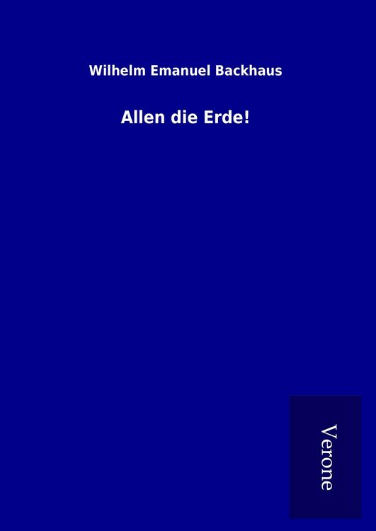 Produktbild: Allen die Erde!