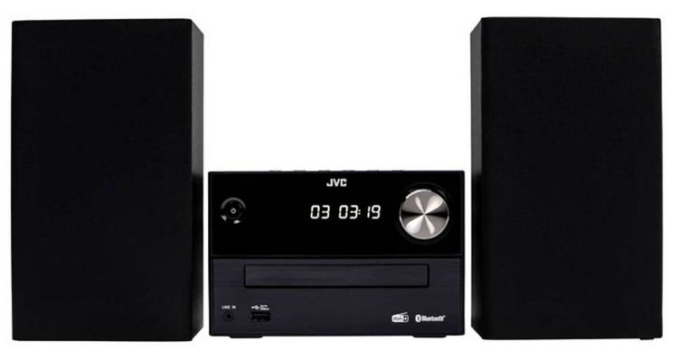 Produktbild: JVC UX-C25DAB Stereoanlage DAB+, Bluetooth&reg;, CD, USB, Schwarz