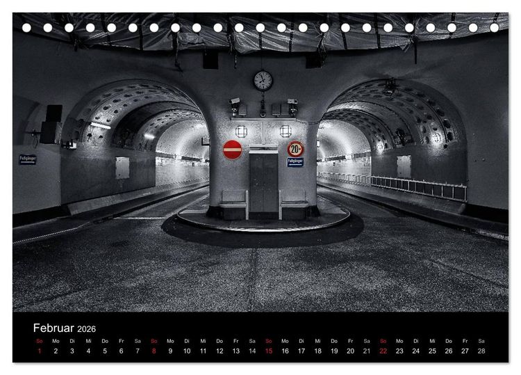 Produktbild: Hamburgs N&auml;chte (Tischkalender 2026 DIN A5 quer), CALVENDO Monatskalender