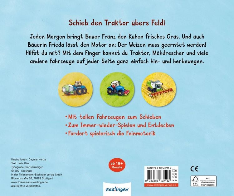 Produktbild: Meine Schiebebahn-Pappe: Fahr mit auf dem Bauernhof