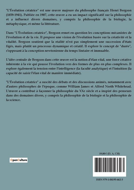 Produktbild: L'&eacute;volution cr&eacute;atrice