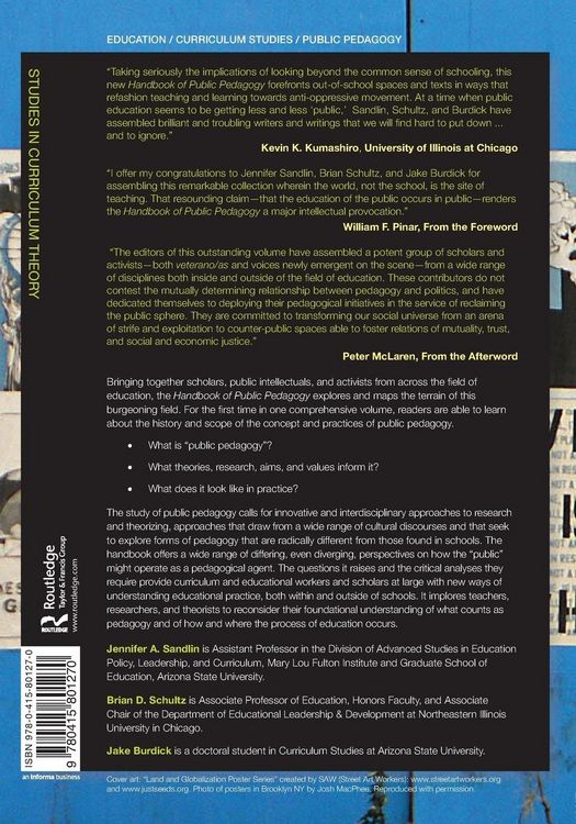 Produktbild: Handbook of Public Pedagogy