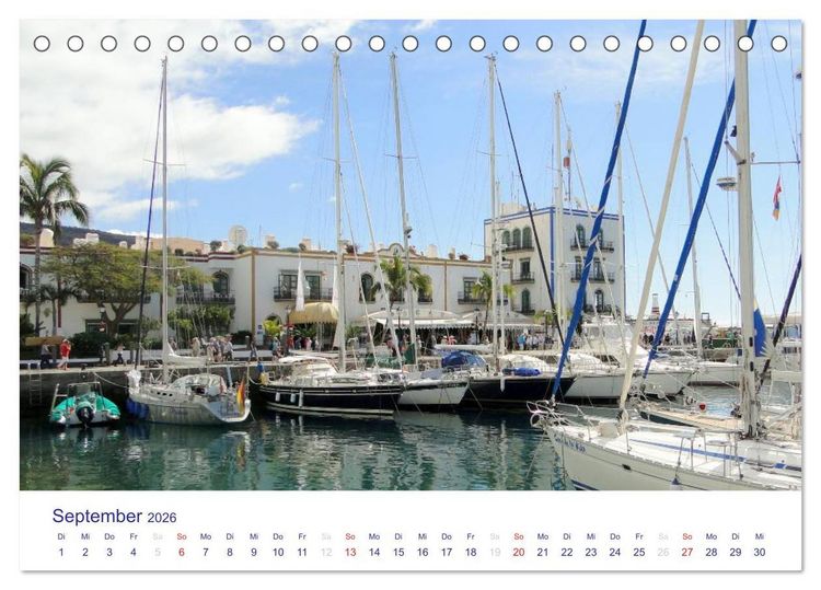 Produktbild: Die Canarischen Inseln - Gran Canaria (Tischkalender 2026 DIN A5 quer), CALVENDO Monatskalender