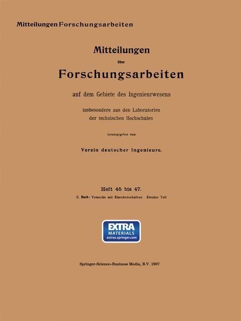 Produktbild: Versuche mit Eisenbetonbalken