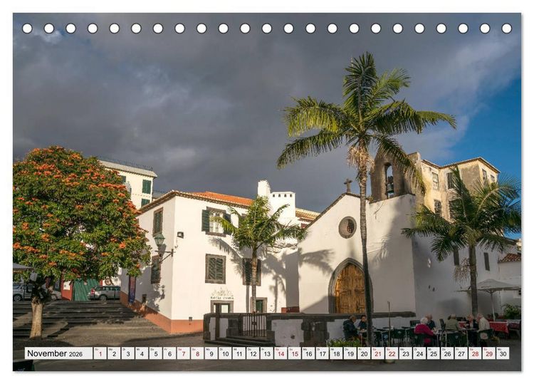 Produktbild: Madeira - Funchal (Tischkalender 2026 DIN A5 quer), CALVENDO Monatskalender