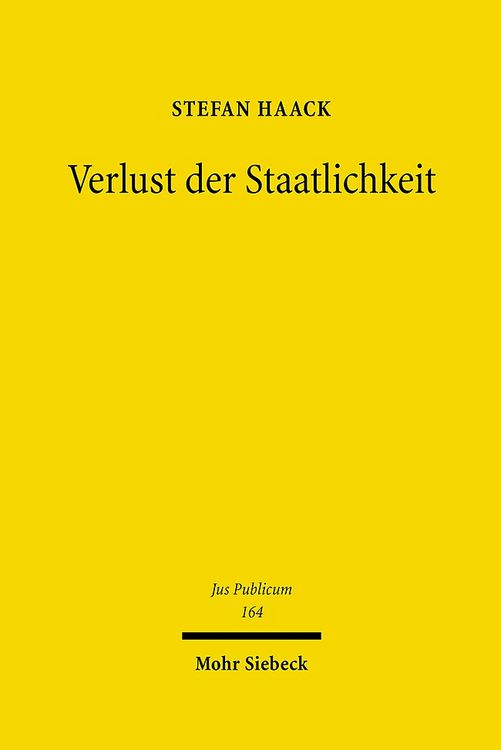 Produktbild: Verlust der Staatlichkeit