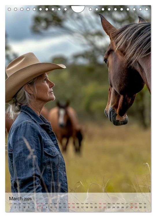 Produktbild: Saddle and Soul (Wall Calendar 2026 DIN A4 portrait), CALVENDO 12 Month Wall Calendar
