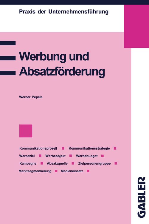 Produktbild: Werbung und Absatzförderung