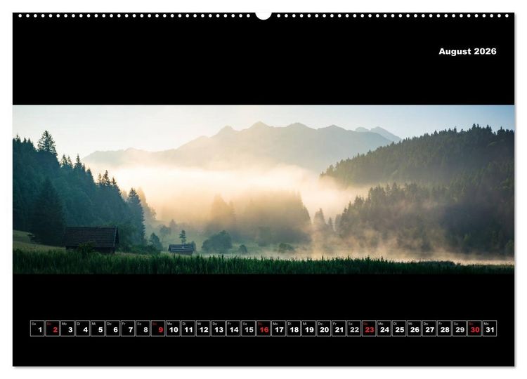 Produktbild: Weitblicke - Panoramen (hochwertiger Premium Wandkalender 2026 DIN A2 quer), Kunstdruck in Hochglanz