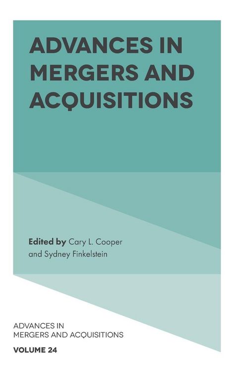Produktbild: Advances in Mergers and Acquisitions