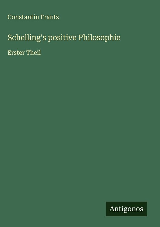 Produktbild: Schelling's positive Philosophie