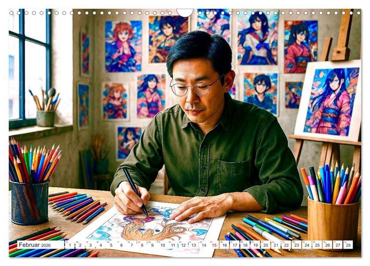 Produktbild: Typisch Japan. Wahrheiten und Klischees &uuml;ber die Japaner (Wandkalender 2026 DIN A3 quer), CALVENDO Monatskalender