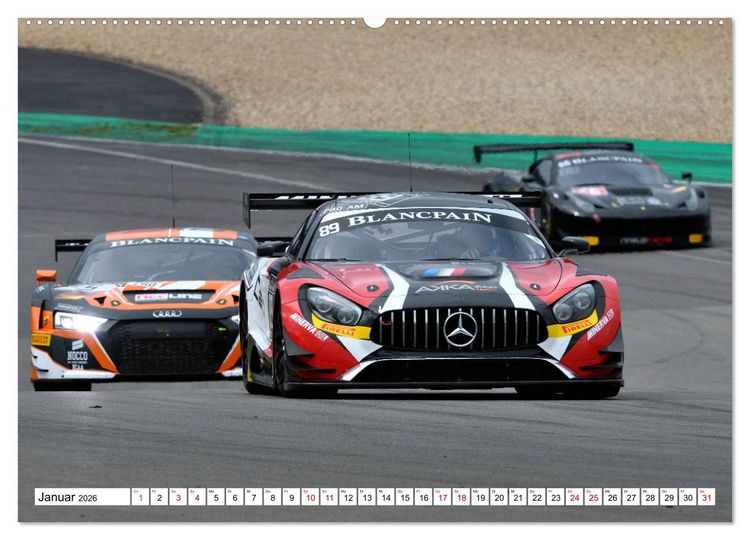 Produktbild: Faszination GT3 RACING (Wandkalender 2026 DIN A2 quer), CALVENDO Monatskalender