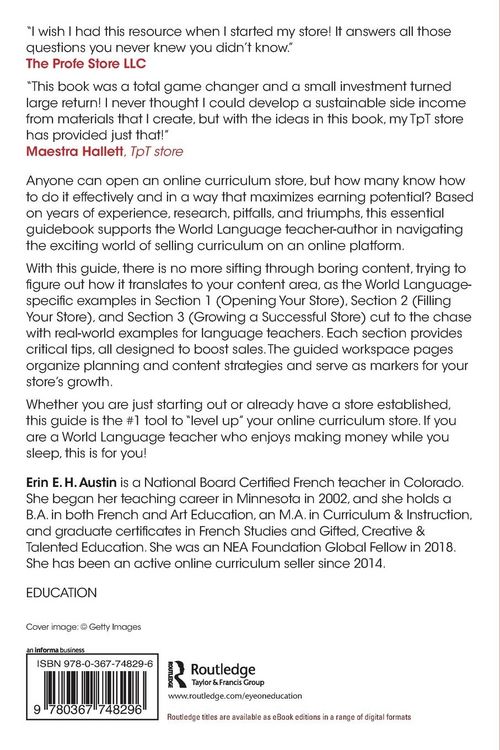 Produktbild: The Ultimate Guide to Selling Your Original World Language Resources
