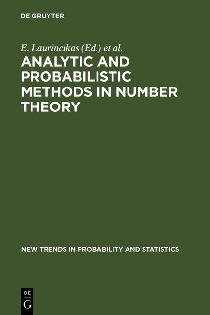 Produktbild: Analytic and Probabilistic Methods in Number Theory