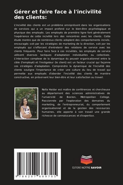 Produktbild: G&eacute;rer et faire face &agrave; l'incivilit&eacute; des clients: