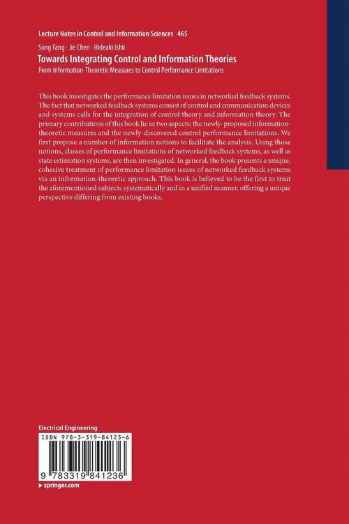 Produktbild: Towards Integrating Control and Information Theories