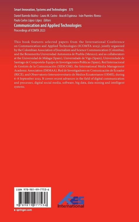 Produktbild: Communication and Applied Technologies