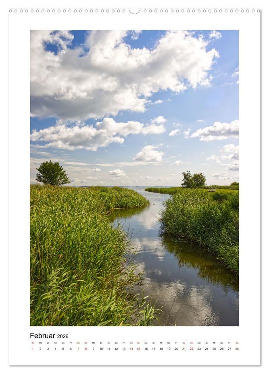 Produktbild: Vorpommern, Impressionen von Ostsee und Bodden (Wandkalender 2026 DIN A2 hoch), CALVENDO Monatskalender