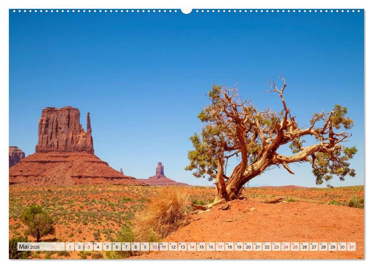 Produktbild: ARIZONA UND UTAH Ein einzigartiges Erlebnis (Wandkalender 2026 DIN A2 quer), CALVENDO Monatskalender