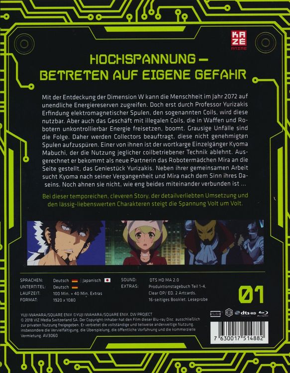 Produktbild: Dimension W - Blu-ray 1 - Mit Sammelschuber [LE]
