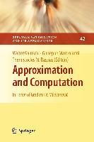 Produktbild: Approximation and Computation