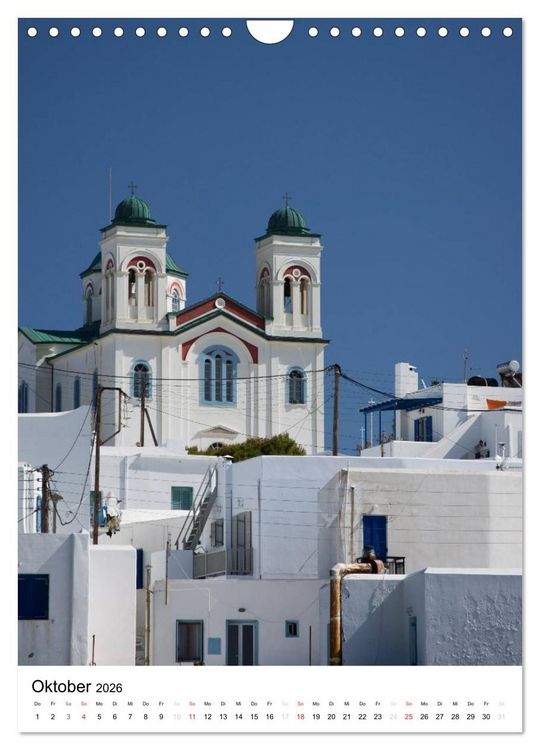 Produktbild: Liebenswertes Paros, Insel der Kykladen (Wandkalender 2026 DIN A4 hoch), CALVENDO Monatskalender