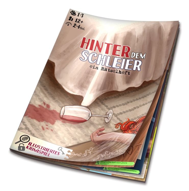Produktbild: Hinter dem Schleier - ein R&auml;tselheft von Cluehound