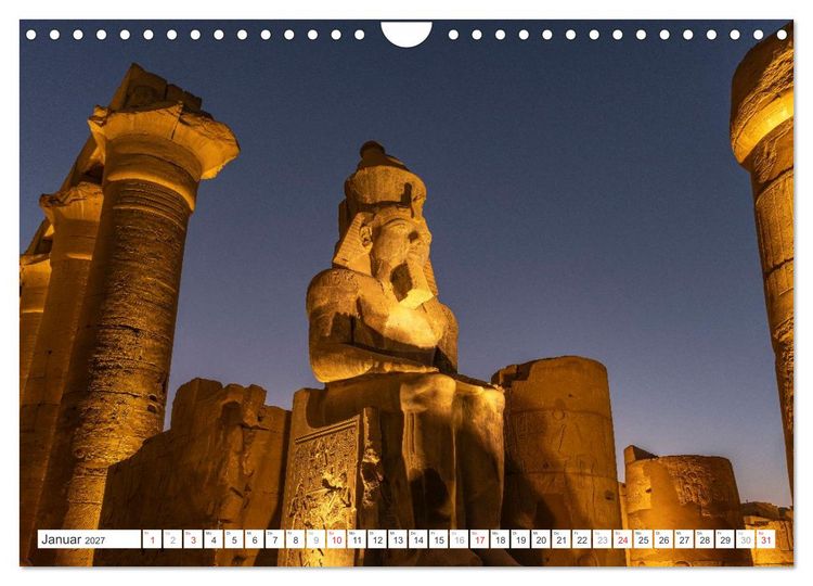 Produktbild: &Auml;gypten - Karnak, die thebanische Nekropole und Luxor (Wandkalender 2027 DIN A4 quer), CALVENDO Monatskalender