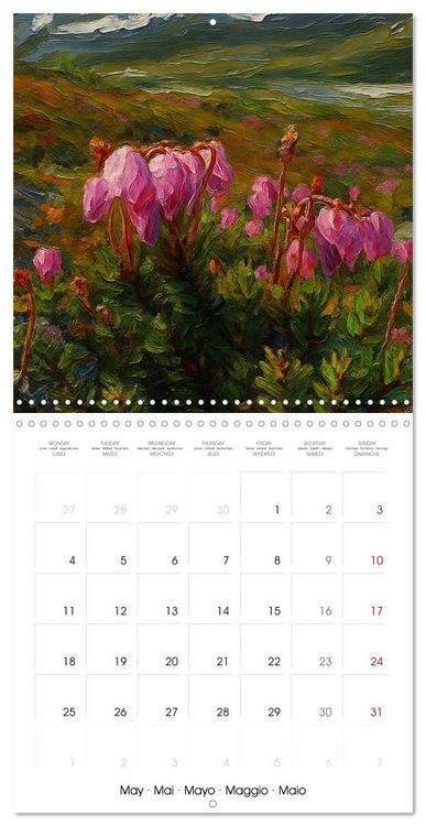 Produktbild: Eurasia Flowers (Wall Calendar 2026 12 &times; 12 Inch) CALVENDO 12 Month Wall Calendar