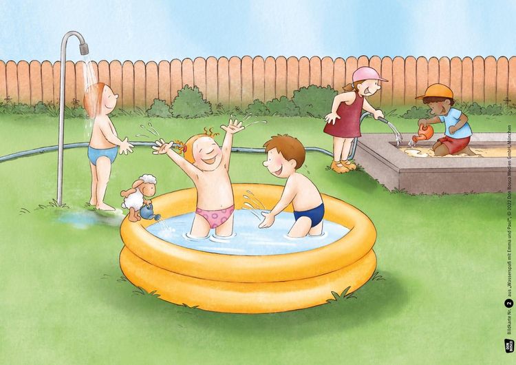 Produktbild: Wasserspa&szlig; mit Emma und Paul. Kamishibai Bildkartenset