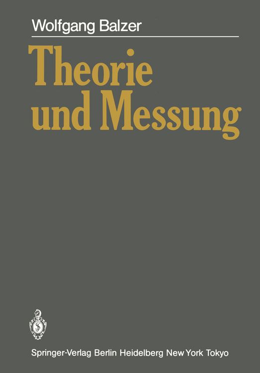 Produktbild: Theorie und Messung