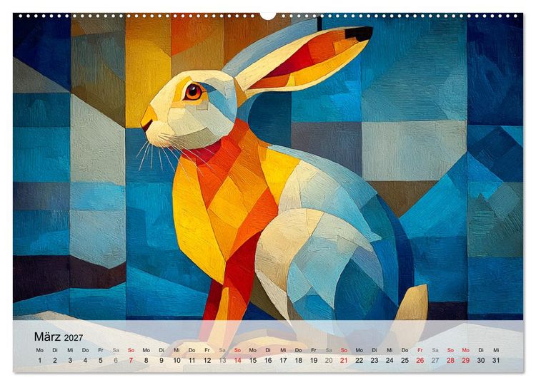 Produktbild: Nordlicht in Facetten. Die Arktis in geometrischer Bildsprache (Wandkalender 2027 DIN A2 quer), CALVENDO Monatskalender