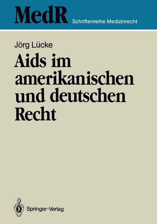 Produktbild: Aids im amerikanischen und deutschen Recht