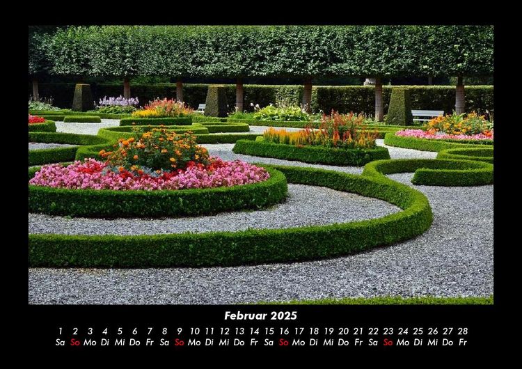 Produktbild: Blumenkalender 2025 Fotokalender DIN A3