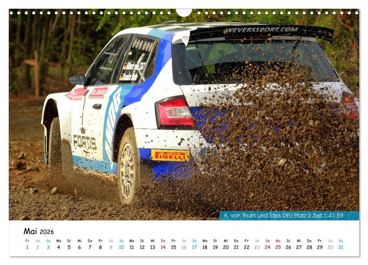Produktbild: Lausitz-Rallye Kalender (Wandkalender 2026 DIN A3 quer), CALVENDO Monatskalender