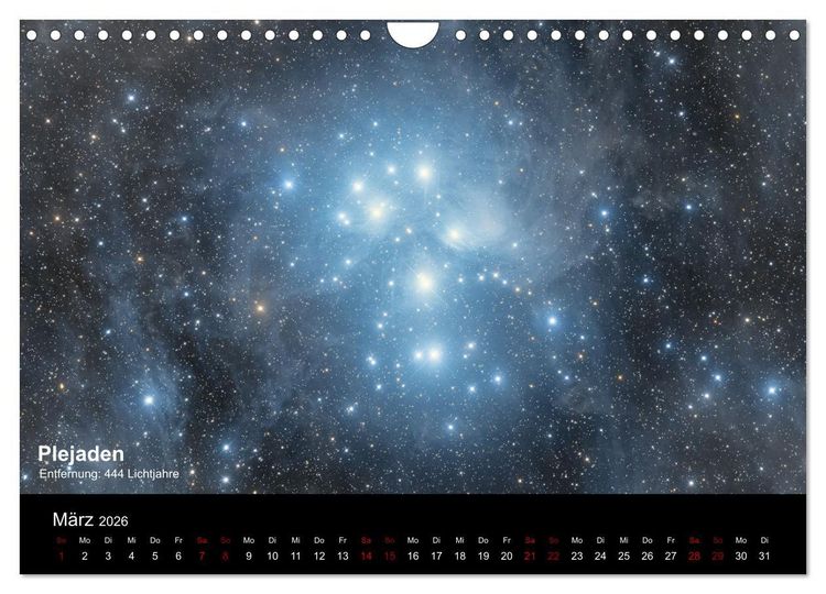 Produktbild: Juwelen des Nachthimmels (Wandkalender 2026 DIN A4 quer), CALVENDO Monatskalender
