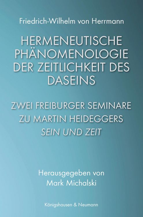 Produktbild: Hermeneutische Ph&auml;nomenologie der Zeitlichkeit des Daseins