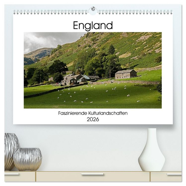 Produktbild: England - Faszinierende Kulturlandschaften (hochwertiger Premium Wandkalender 2026 DIN A2 quer), Kunstdruck in Hochglanz
