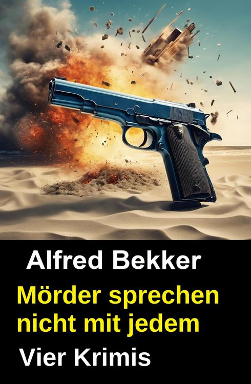 Produktbild: Vier Alfred Bekker Krimis - M&ouml;rder sprechen nicht mit jedem