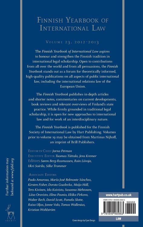 Produktbild: Finnish Yearbook of International Law, Volume 23, 2012-2013