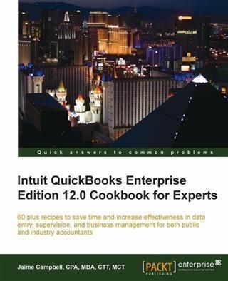 Produktbild: Intuit QuickBooks Enterprise Edition 12.0 Cookbook for Experts