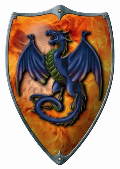 Produktbild: BestSaller 1161 - Ritter-Schild: Feuer